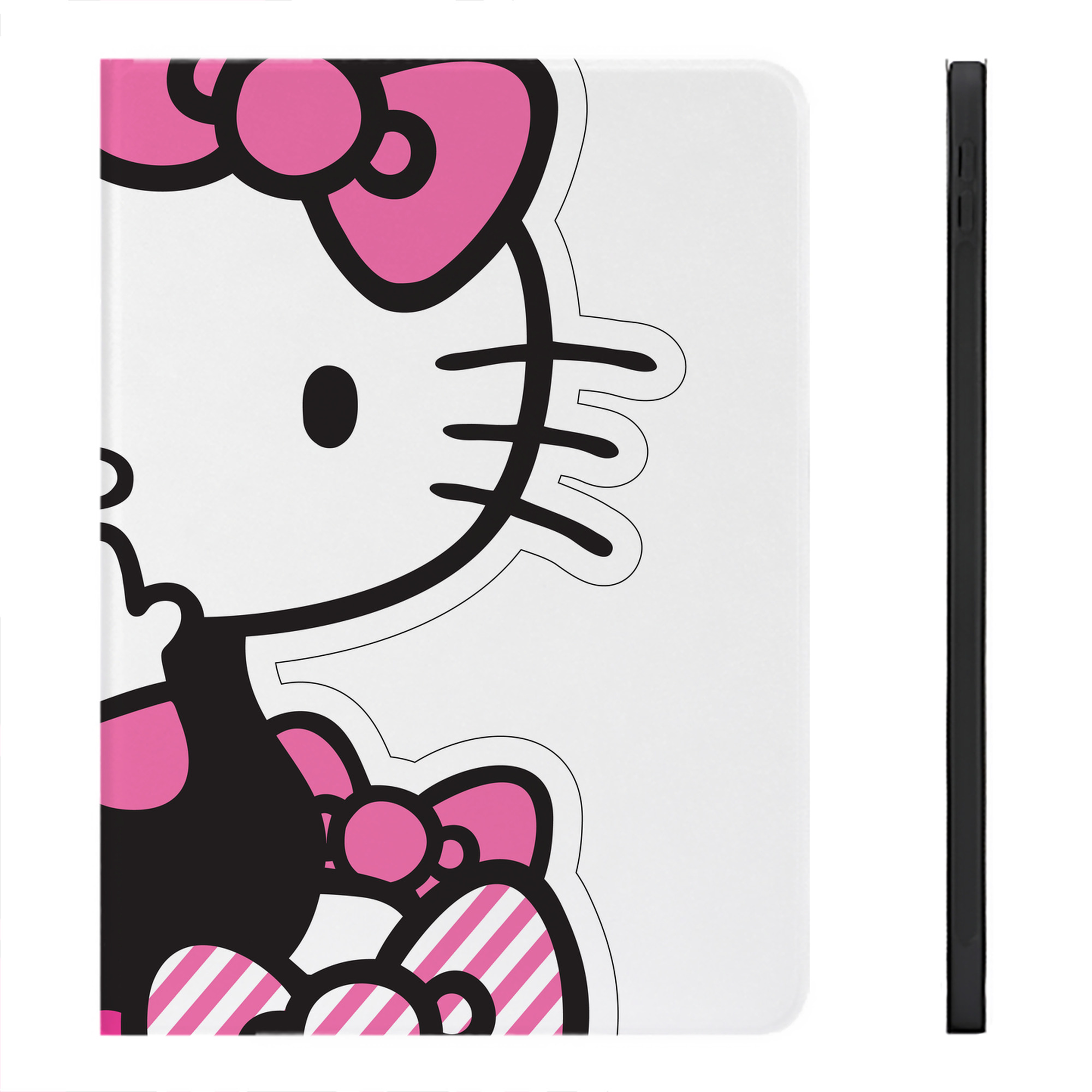 （画像用） Hello Kitty ハローキティ IPadケース ペンホルダー付き ブックスタイルデザイン